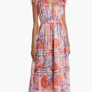 Adelyn Rae Pleated Midi Dress